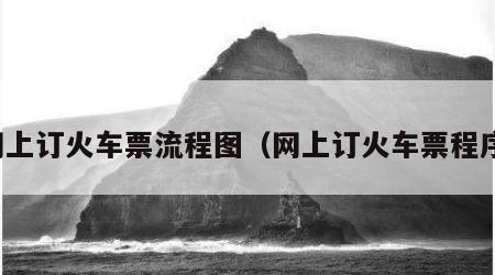 网上订火车票流程图（网上订火车票程序）