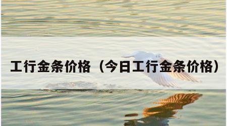 工行金条价格（今日工行金条价格）