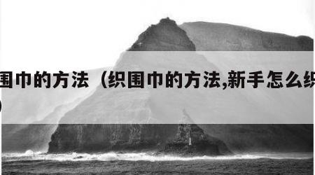 织围巾的方法（织围巾的方法,新手怎么织围巾）