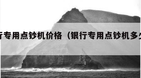银行专用点钞机价格（银行专用点钞机多少钱）