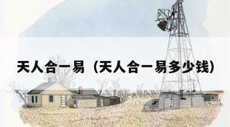 天人合一易（天人合一易多少钱）