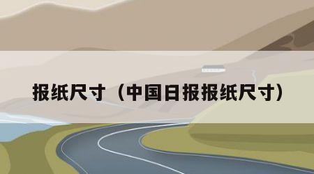 报纸尺寸（中国日报报纸尺寸）