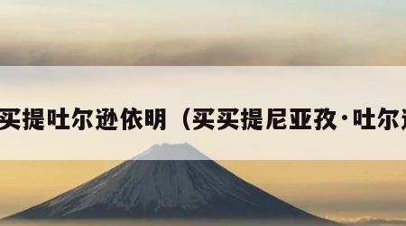 买买提吐尔逊依明（买买提尼亚孜·吐尔逊）