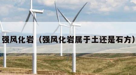 强风化岩（强风化岩属于土还是石方）