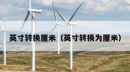 英寸转换厘米（英寸转换为厘米）