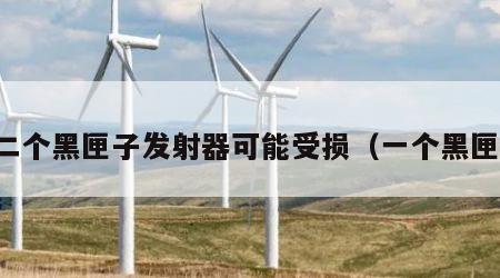 第二个黑匣子发射器可能受损（一个黑匣子）