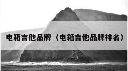 电箱吉他品牌（电箱吉他品牌排名）