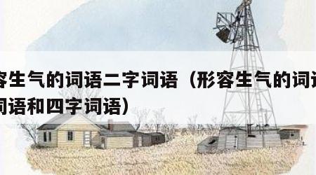 形容生气的词语二字词语（形容生气的词语两字词语和四字词语）