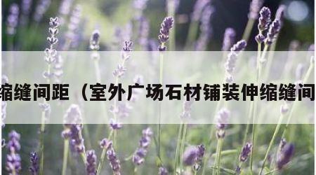 伸缩缝间距（室外广场石材铺装伸缩缝间距）