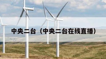 中央二台（中央二台在线直播）