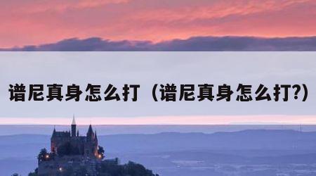 谱尼真身怎么打（谱尼真身怎么打?）