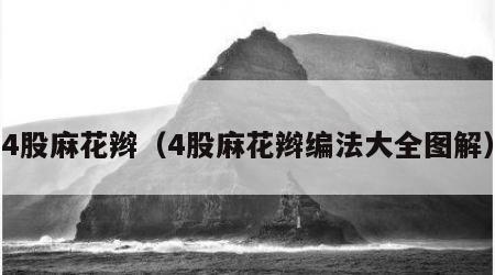 4股麻花辫（4股麻花辫编法大全图解）