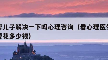 能帮儿子解决一下吗心理咨询（看心理医生大概要花多少钱）