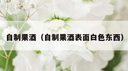 自制果酒（自制果酒表面白色东西）