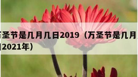 万圣节是几月几日2019（万圣节是几月几日2021年）