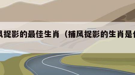 捕风捉影的最佳生肖（捕风捉影的生肖是什么）