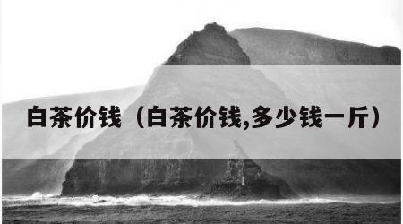 白茶价钱（白茶价钱,多少钱一斤）