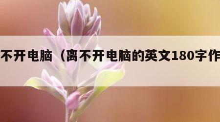 离不开电脑（离不开电脑的英文180字作文）