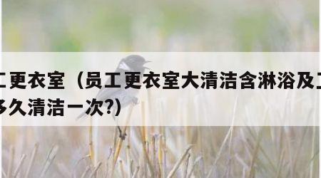 员工更衣室（员工更衣室大清洁含淋浴及卫生间多久清洁一次?）