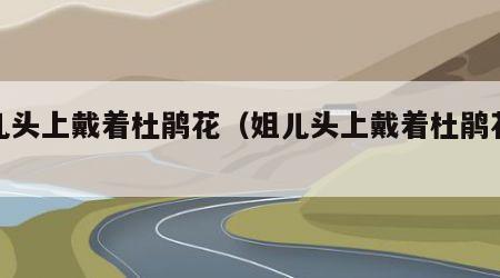 姐儿头上戴着杜鹃花（姐儿头上戴着杜鹃花好吗）