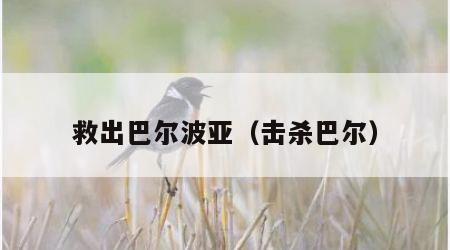 救出巴尔波亚（击杀巴尔）