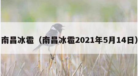 南昌冰雹（南昌冰雹2021年5月14日）