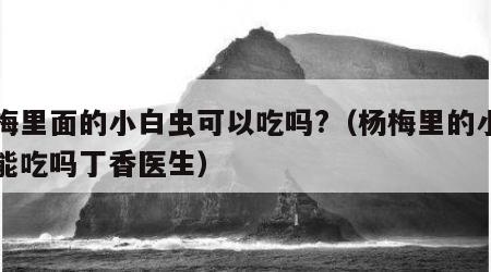 杨梅里面的小白虫可以吃吗?（杨梅里的小白虫能吃吗丁香医生）