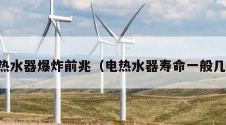 电热水器爆炸前兆（电热水器寿命一般几年）