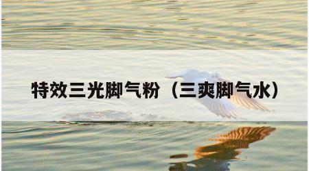 特效三光脚气粉（三爽脚气水）