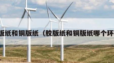 胶版纸和铜版纸（胶版纸和铜版纸哪个环保）