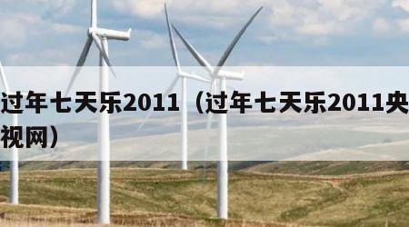 过年七天乐2011（过年七天乐2011央视网）