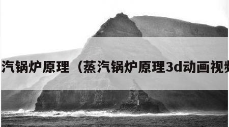 蒸汽锅炉原理（蒸汽锅炉原理3d动画视频）