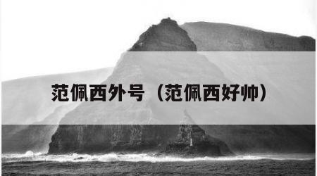 范佩西外号（范佩西好帅）