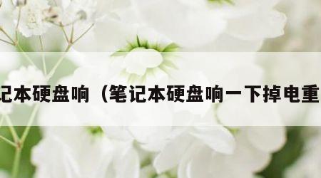 笔记本硬盘响（笔记本硬盘响一下掉电重启）