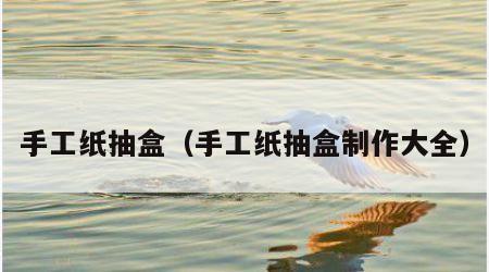手工纸抽盒（手工纸抽盒制作大全）