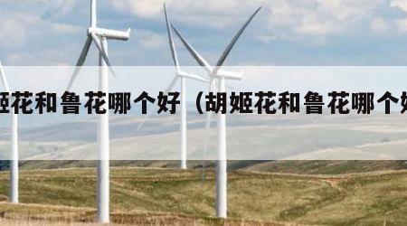 胡姬花和鲁花哪个好（胡姬花和鲁花哪个好些）