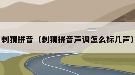 刺猬拼音（刺猬拼音声调怎么标几声）