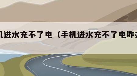 手机进水充不了电（手机进水充不了电咋办红米）