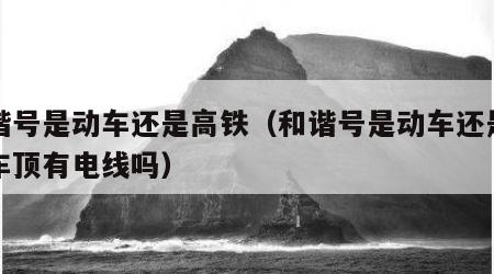 和谐号是动车还是高铁（和谐号是动车还是高铁车顶有电线吗）