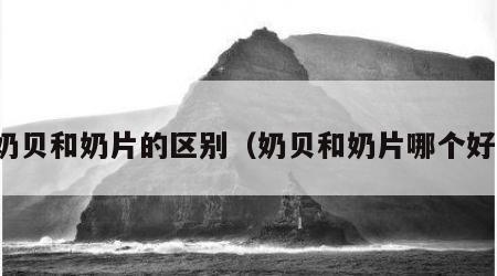 奶贝和奶片的区别（奶贝和奶片哪个好）