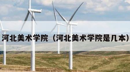 河北美术学院（河北美术学院是几本）