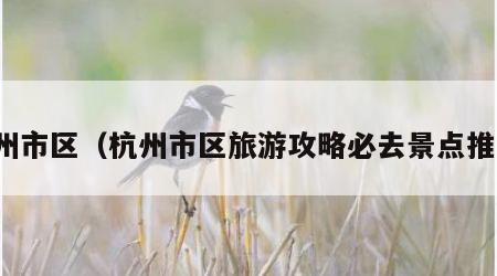 杭州市区（杭州市区旅游攻略必去景点推荐）