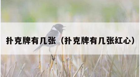 扑克牌有几张（扑克牌有几张红心）