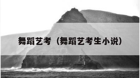 舞蹈艺考（舞蹈艺考生小说）