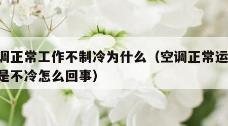 空调正常工作不制冷为什么（空调正常运行,但是不冷怎么回事）