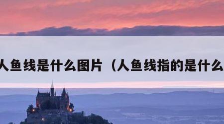 人鱼线是什么图片（人鱼线指的是什么）