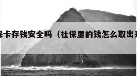 社保卡存钱安全吗（社保里的钱怎么取出来急用）