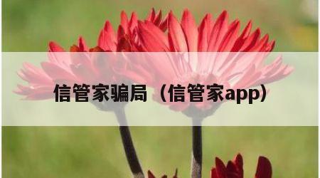 信管家骗局（信管家app）