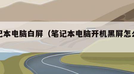 笔记本电脑白屏（笔记本电脑开机黑屏怎么办）