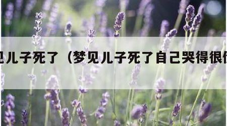 梦见儿子死了（梦见儿子死了自己哭得很伤心）